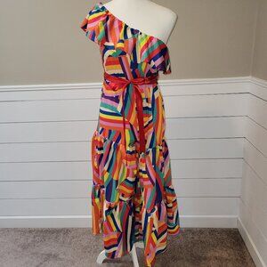 SHEIN Tween Girl  Ruffle Asymmetrical Neck Maxi Dress/Jumpsuit Size 11Y